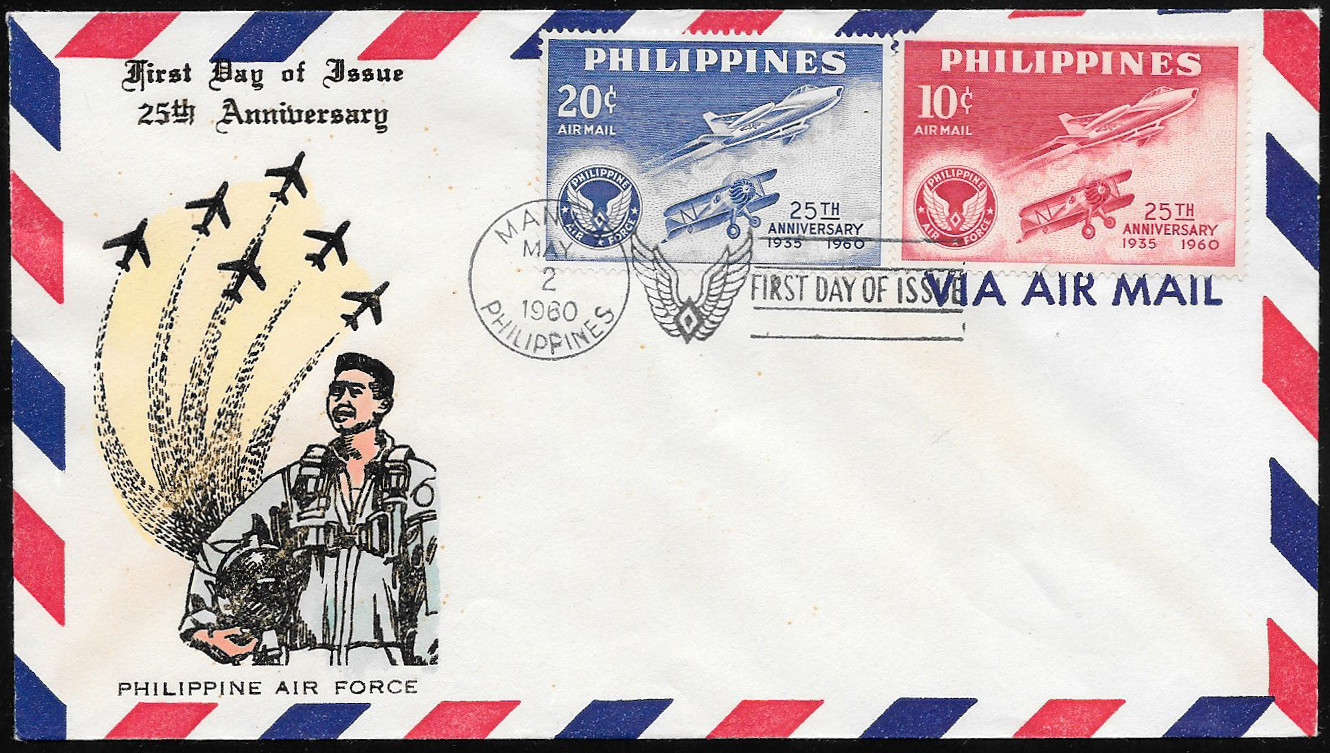 Philippines 1960 First Day Air Mail 